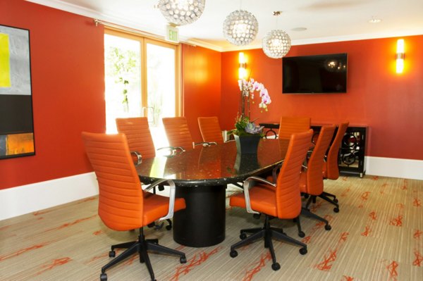 Meeting facility at Greystar's Legacy at Westwood Apartments offering versatile spaces for events, conferences, and gatherings