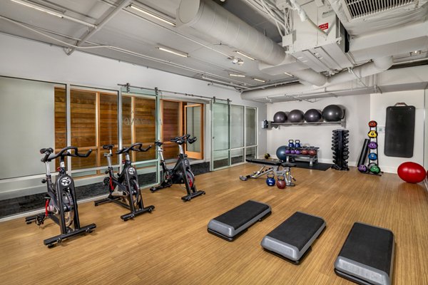 fitness center at Legacy at Westwood Apartments 