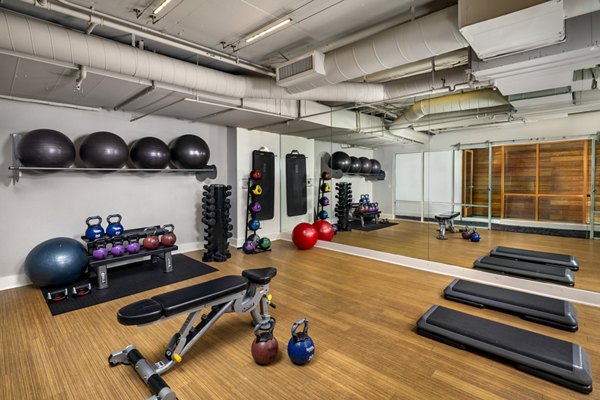 fitness center at Legacy at Westwood Apartments 