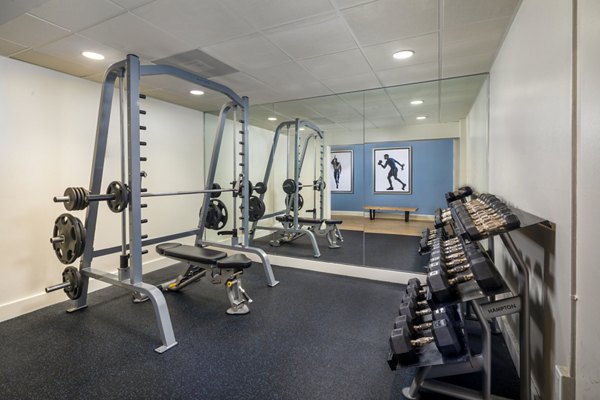 fitness center at Legacy at Westwood Apartments 
