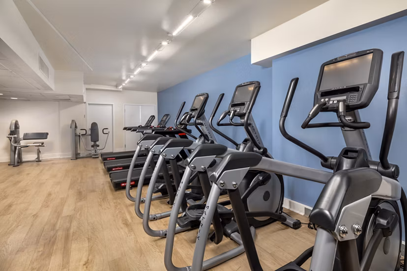 fitness center at Legacy at Westwood Apartments 