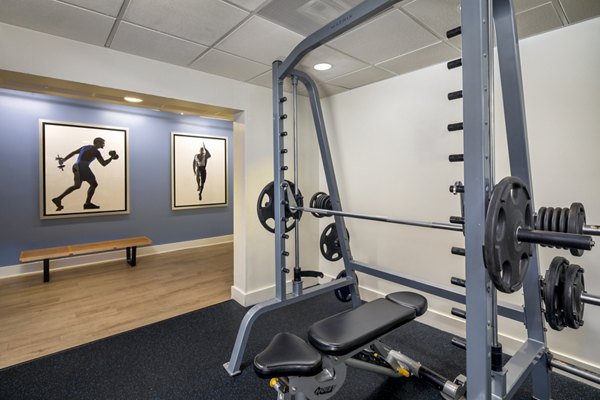 fitness center at Legacy at Westwood Apartments 