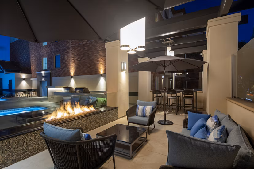 grill area at Legacy at Westwood Apartments 
