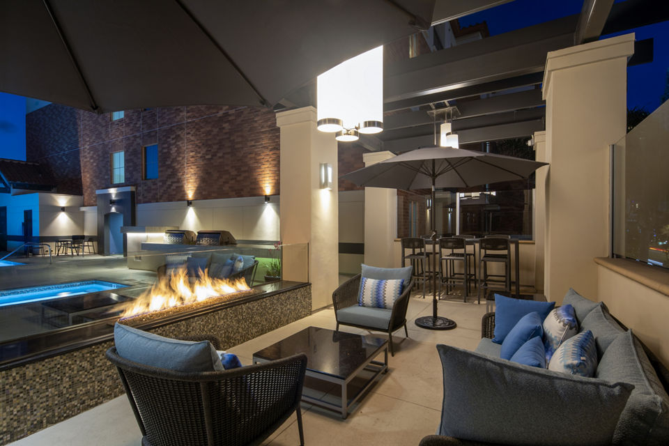 grill area at Legacy at Westwood Apartments 