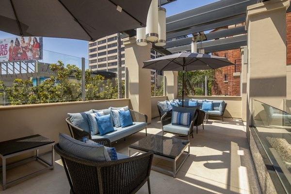 grill area at Legacy at Westwood Apartments 