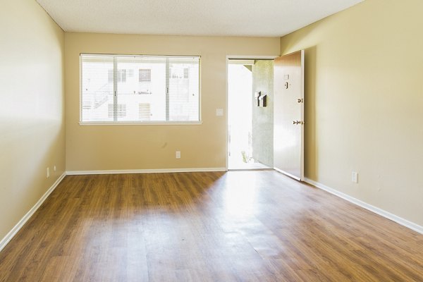 Contemporary living room with sleek furnishings at Ventura Terrace Apartments
