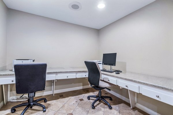 Modern clubhouse with cozy seating area at Rolling Hills Gardens Apartments