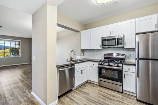 kitchen at Rolling Hills Gardens Apartments