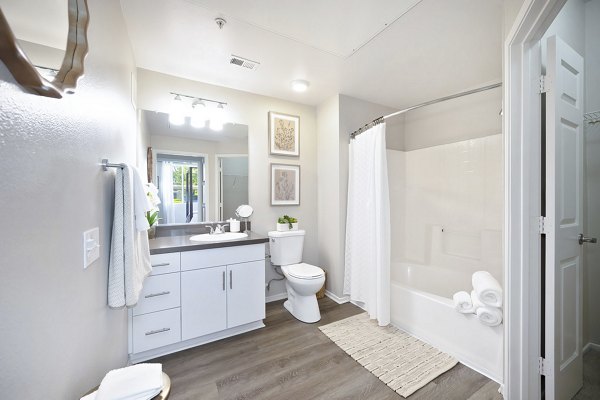 bathroom at Eagle Glen Apartments