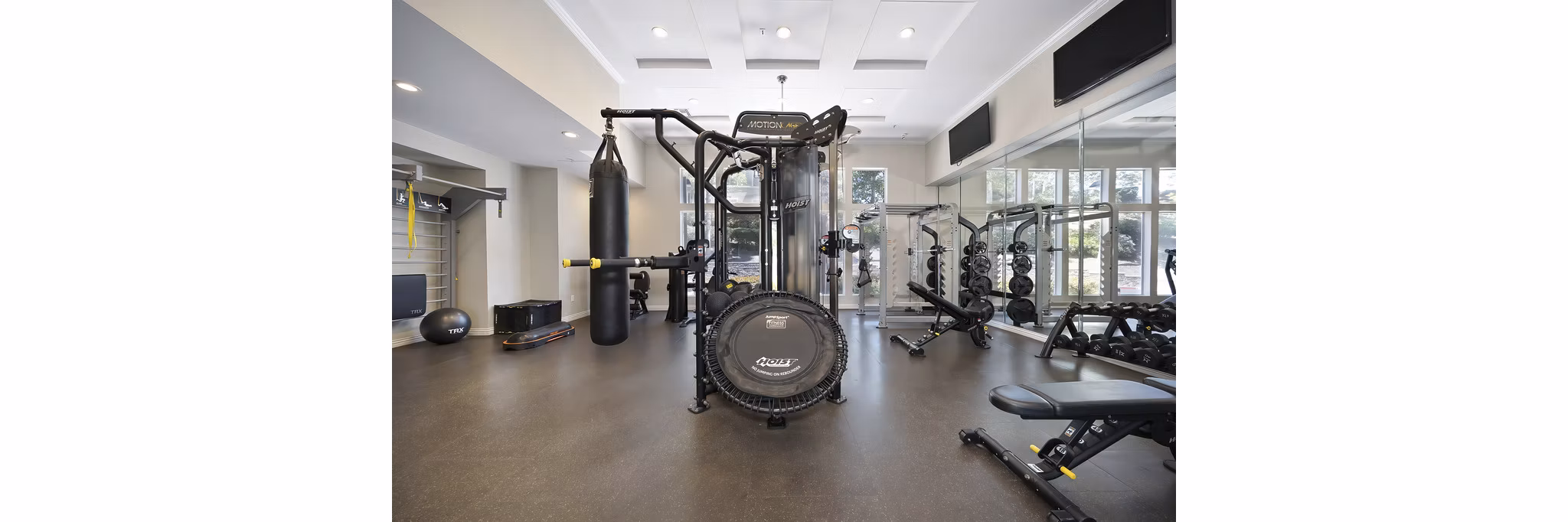 fitness center at Eagle Glen Apartments