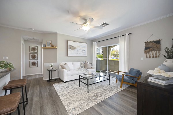 living room at Eagle Glen Apartments