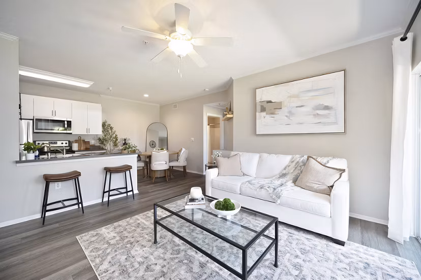 living room at Eagle Glen Apartments