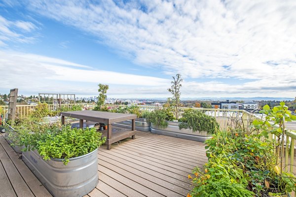 patio at Link Apartments