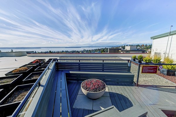 patio at Mural Apartments