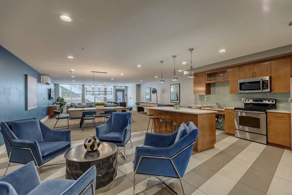 lobby/clubhouse at Prescott Apartments
