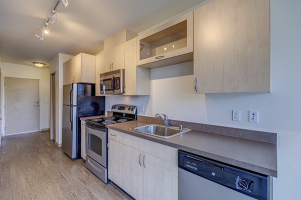 kitchen at Prescott Apartments