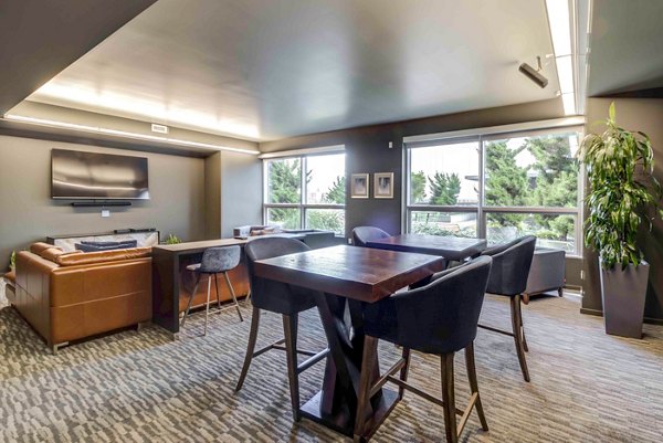 Clubhouse at Aspira Apartments featuring luxurious seating and contemporary design Enjoy upscale amenities in a premier apartment community