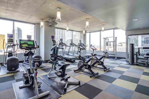 fitness center at Aspira Apartments