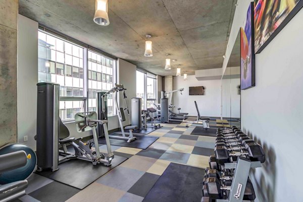 fitness center at Aspira Apartments