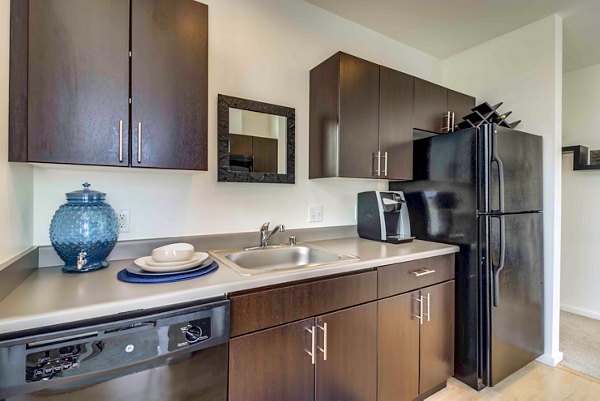 kitchen at Aspira Apartments