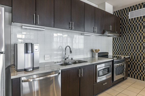 kitchen at Aspira Apartments