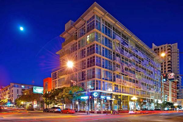 exterior at Sixth&G Apartments