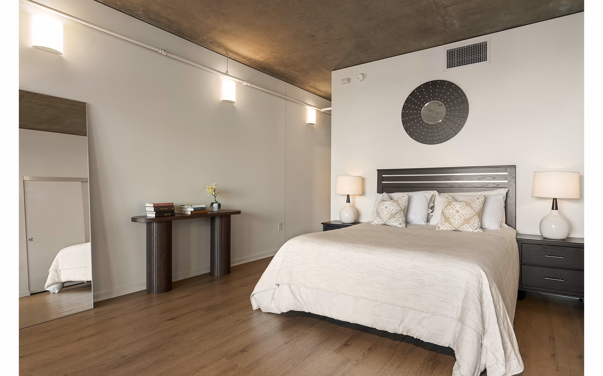 Bedroom at Tenth&G Apartments