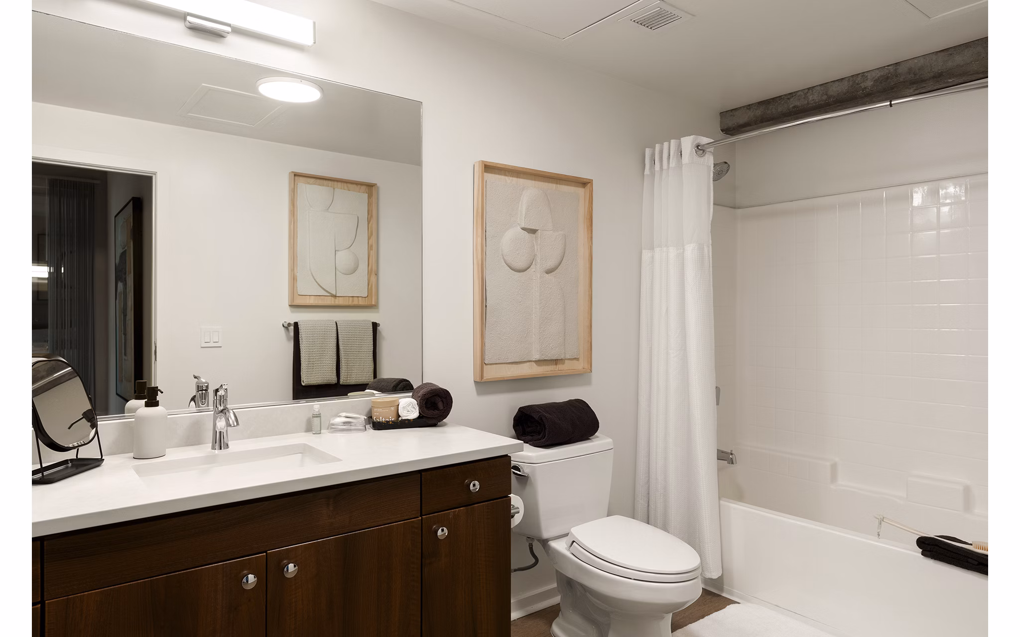 Bathroom at Tenth&G Apartments