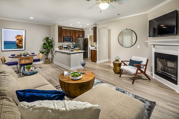 living room at Avila at Rancho Santa Margarita Apartments