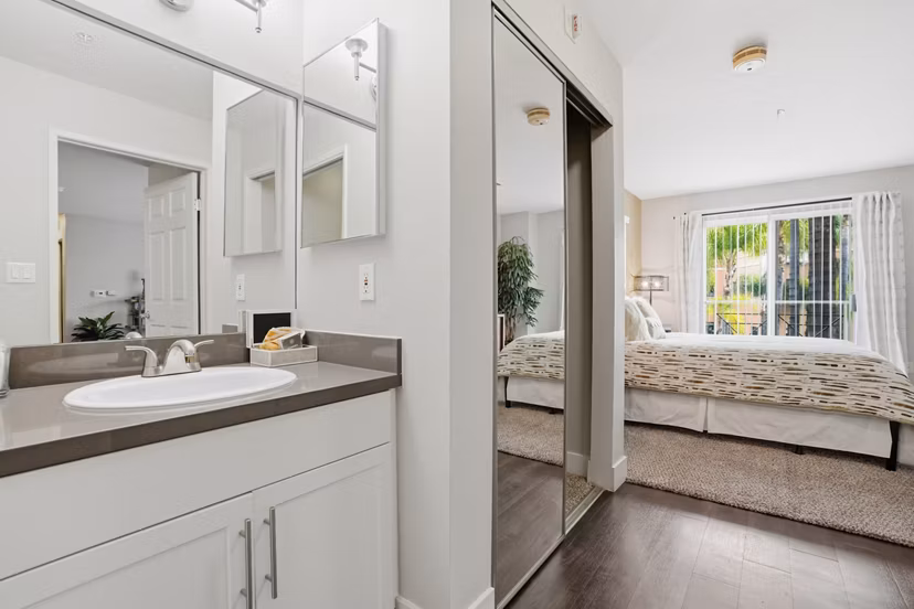 bathroom at Holly Street Village Apartments