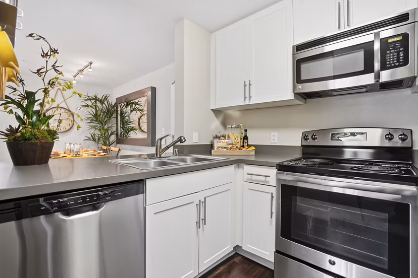 kitchen at Holly Street Village Apartments