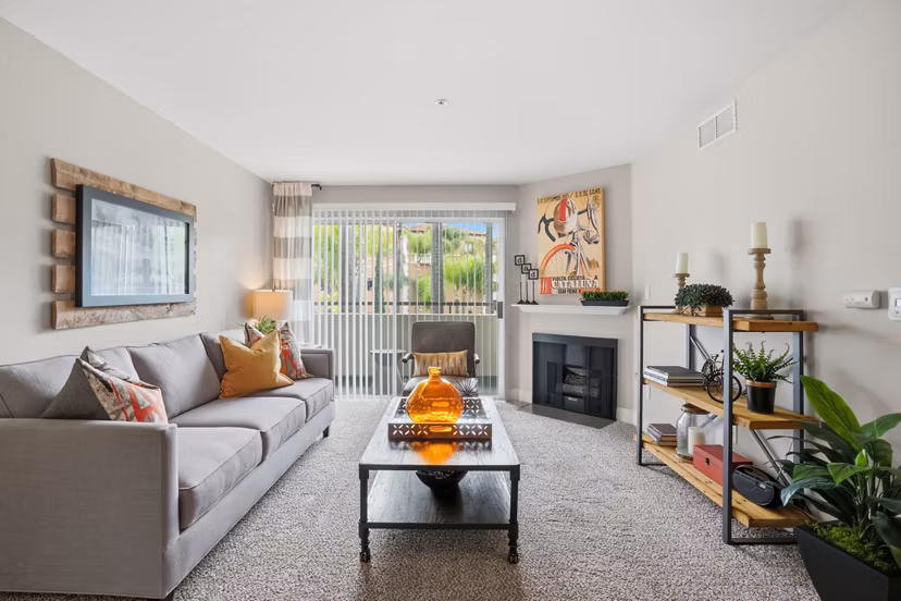 living room at Holly Street Village Apartments