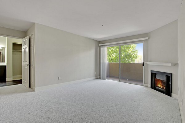 living room at Holly Street Village Apartments