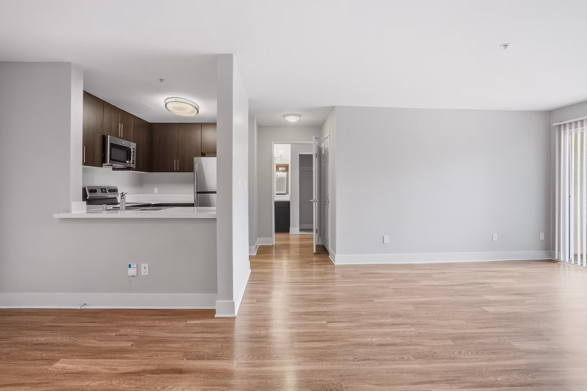 living room at Holly Street Village Apartments