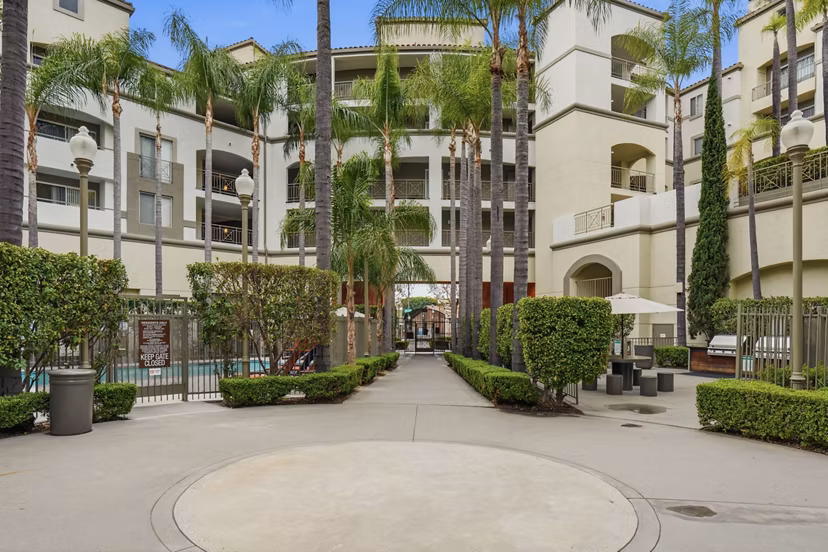 patio at Holly Street Village Apartments