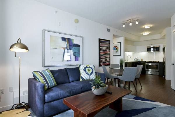 living room at Venn Apartments