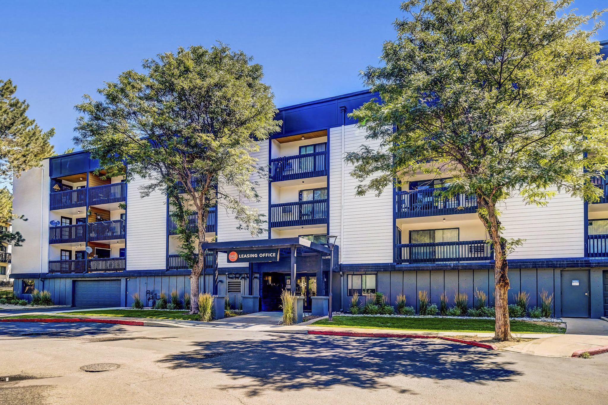 building/exterior at Sage at Panorama Apartment