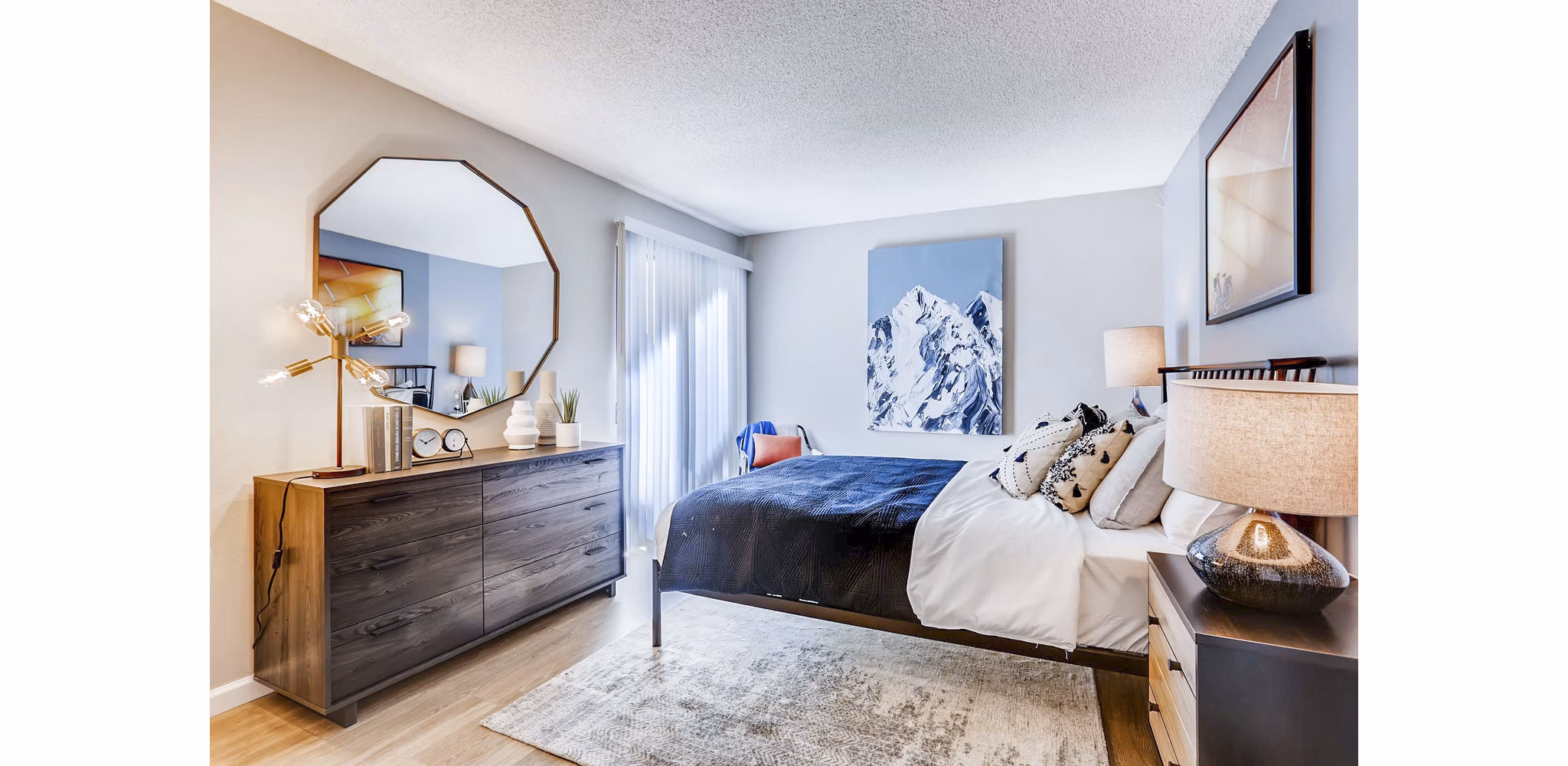 bedroom at Sage at Panorama Apartments