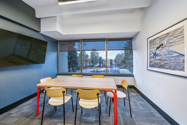 clubhouse meeting facility at Sage at Panorama Apartments