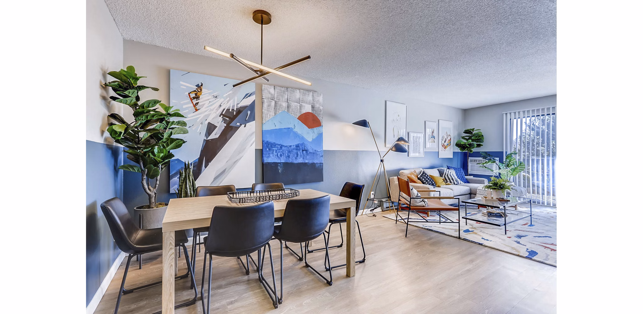 dining room at Sage at Panorama Apartments