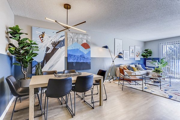 dining room at Sage at Panorama Apartments