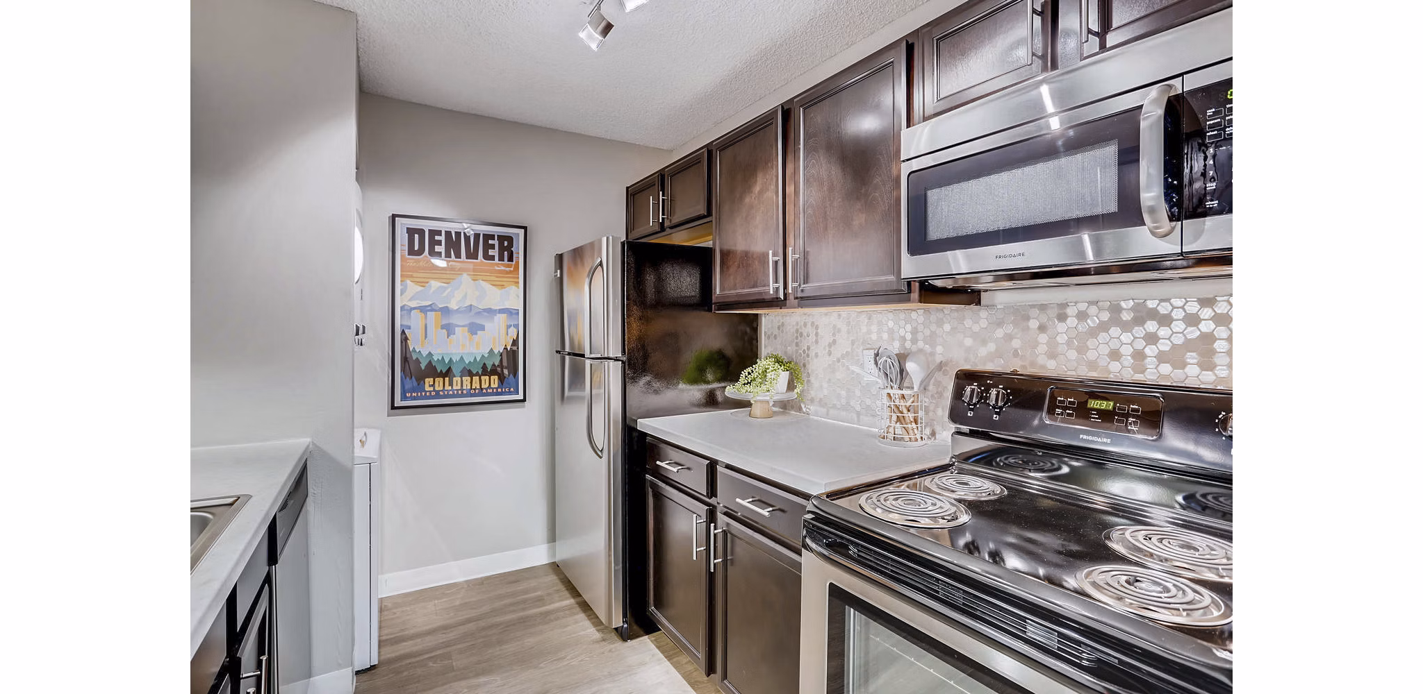 kitchen at Sage at Panorama Apartment