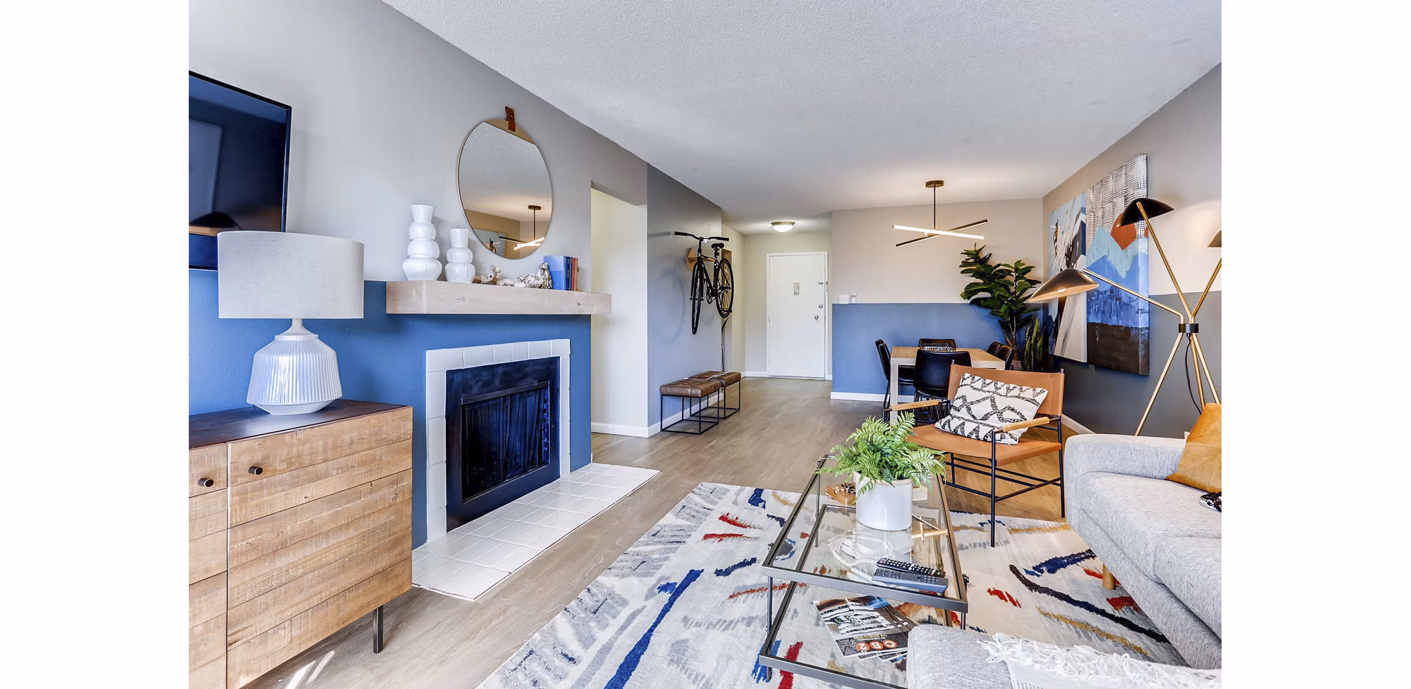 living room at Sage at Panorama Apartment