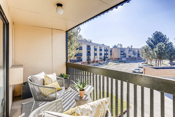 patio/balcony at Sage at Panorama Apartments