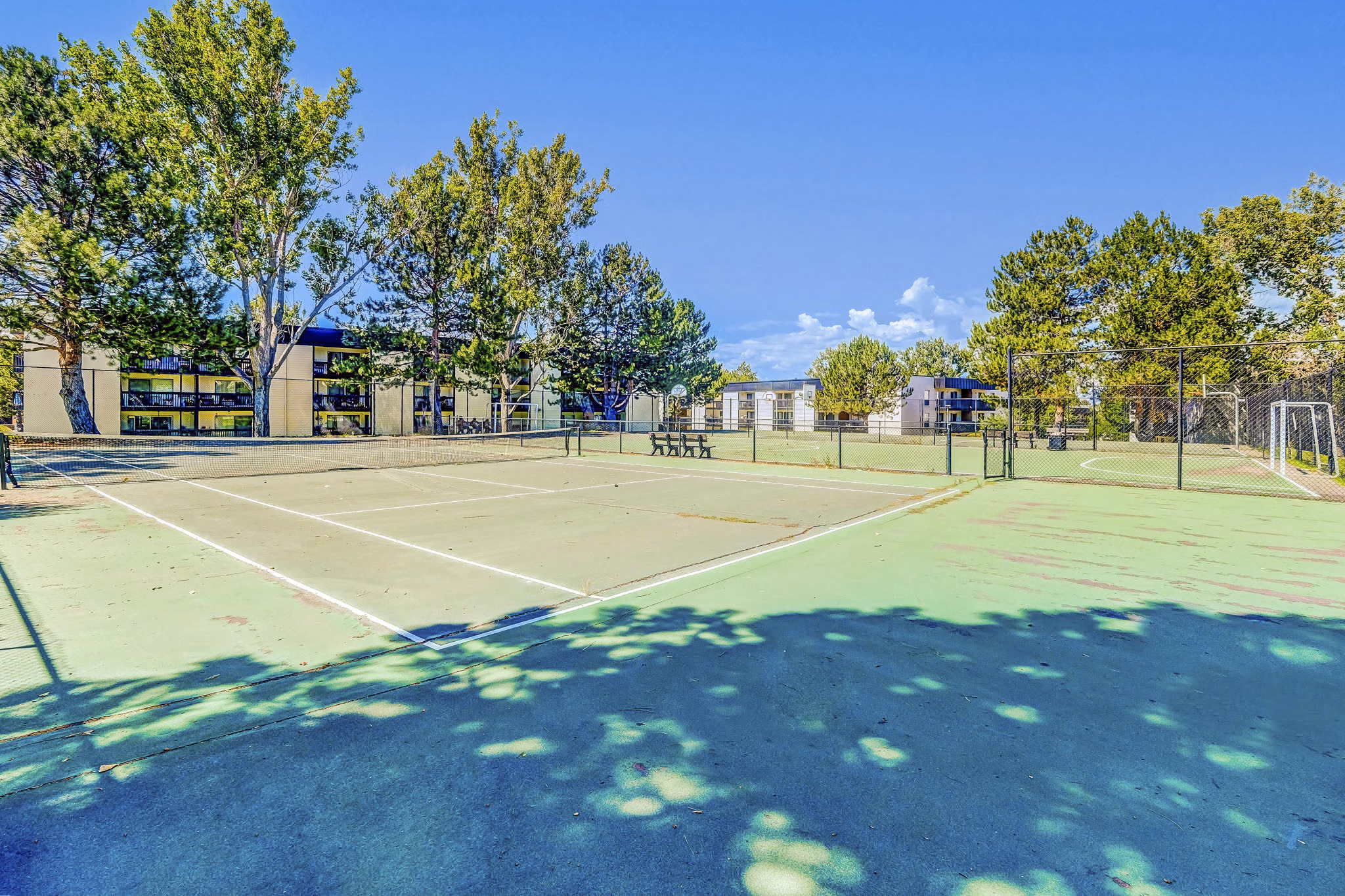 tennis court at Sage at Panorama Apartments