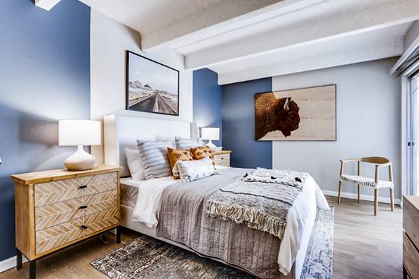 bedroom at Elm at Panorama Apartments
