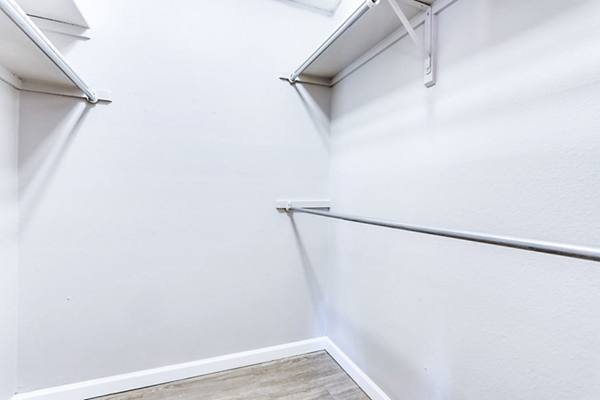 closet at Elm at Panorama Apartments