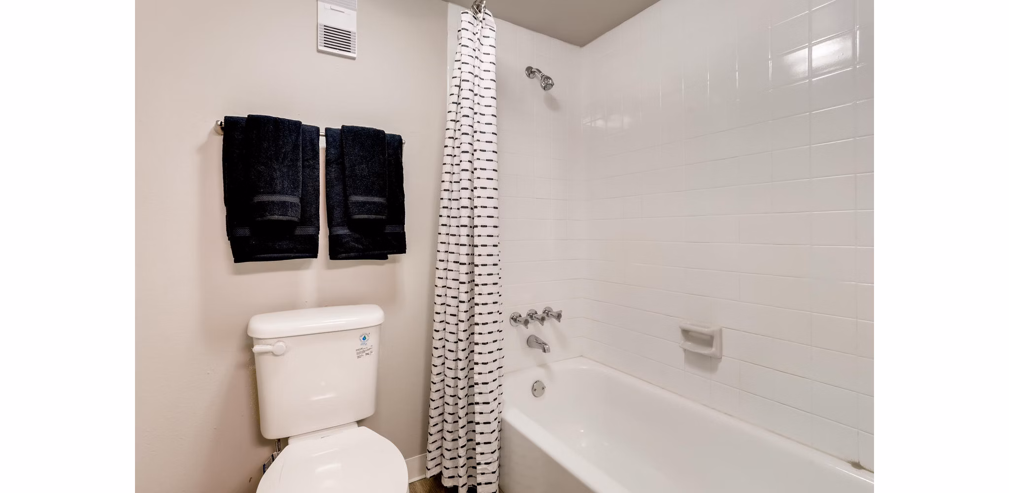 bathroom at Elm at Panorama Apartments