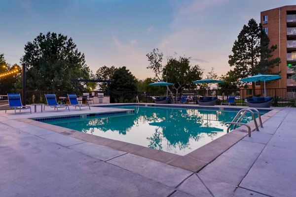 pool at Elm at Panorama Apartments