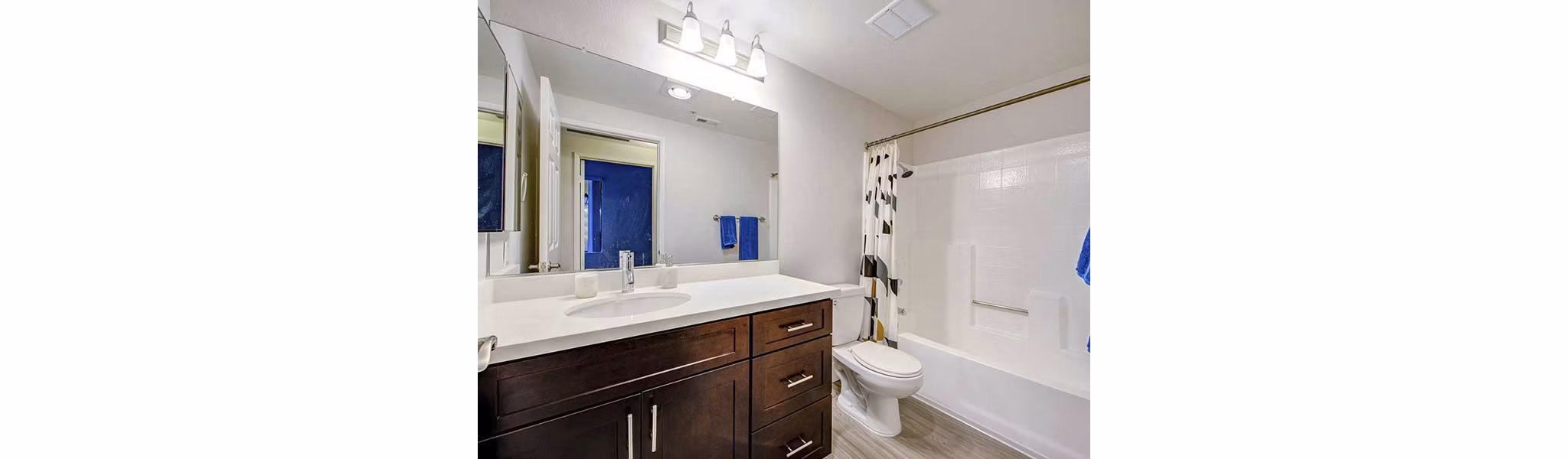bathroom at Elevate Long Beach Apartments 